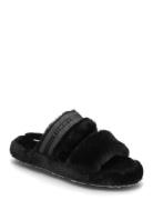 Hilfiger Fur Slipper Aamutossut Tohvelit Black Tommy Hilfiger