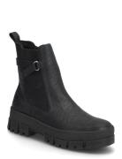 Y0212 Shoes Boots Ankle Boots Ankle Boots Flat Heel Black Rieker