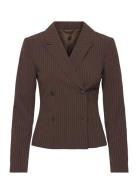 Lean Blazer Blazers Double Breasted Blazers Brown Weekday