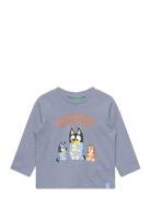 T-Shirt L/S Tops T-shirts Long-sleeved T-shirts Blue United Colors Of ...