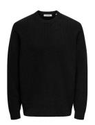Onsjim Rlx Merino Crew Knit Tops Knitwear Round Necks Black ONLY & SON...