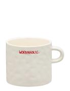 Workaholic Mug Home Tableware Cups & Mugs Coffee Cups Cream Anna + Nin...