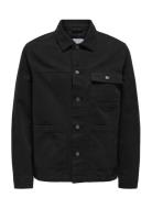 Onssean Ctn Jacket Otw Ohut Takki Black ONLY & SONS