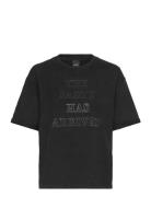 C_Evi_11 Tops T-shirts & Tops Short-sleeved Black BOSS