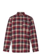 Shirt L/S Willum Tops Shirts Long-sleeved Shirts Red Wheat