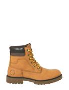 Jfwfinius Pu Nubuck Boot Nyörisaappaat Beige Jack & J S