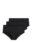 Brief Polly Reg Micro 3 Pack Alushousut Brief Tangat Black Lindex