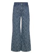 C_Marlene Flare Hr Bottoms Jeans Wide Blue BOSS