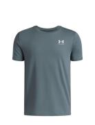 Ua B Sportstyle Lc Ss Tops T-shirts Short-sleeved Blue Under Armour