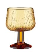 Syksy Goblet 2,5 Dl Home Tableware Glass Drinking Glass Yellow Marimek...