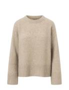 Kath Cashmere Silk Tops Knitwear Jumpers Beige Rue De Tokyo