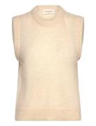 Mschhope Vest Vests Knitted Vests Cream MSCH Copenhagen