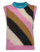 Nusuri Multi Stripe Vest Vests Knitted Vests Multi/patterned Nümph
