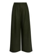 Mschesterika Pants Bottoms Trousers Wide Leg Khaki Green MSCH Copenhag...
