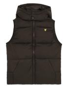 Ripstop Quilted Gilet Toppaliivi Brown Lyle & Scott