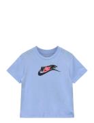 Te-S/S Tee Sport T-shirts Short-sleeved Blue Nike