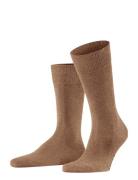 Family Everyday Casual Underwear Socks Regular Socks Brown Falke