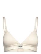 Triangle Red Label Lingerie Bras & Tops Soft Bras Bralette Cream HUGO