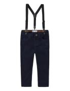 Nmmryan Slim Cord Pant Wb 2999-Oc R Bottoms Trousers Navy Name It