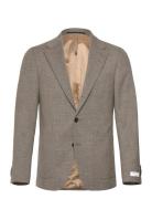Easer Pp Suits & Blazers Blazers Single Breasted Blazers Beige Tiger O...