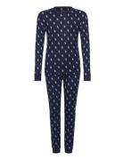 Sl-Sleepwear Pyjamasetti Pyjama Navy Ralph Lauren Kids