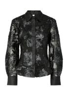 Yasfloree Ls Shirt - D2D Tops Shirts Long-sleeved Black YAS