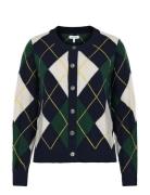 Khatie Argyle Cardigan Tops Knitwear Cardigans Multi/patterned Newhous...