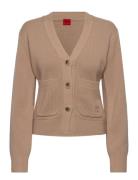 Selosina Tops Knitwear Cardigans Beige HUGO
