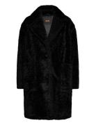 C_Catedy Outerwear Coats Winter Coats Black BOSS