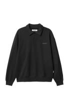 Wbloke Base Polo Tops Sweat-shirts & Hoodies Sweat-shirts Black Woodbi...