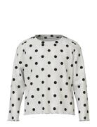 Nmfsallie Ls Top Tops T-shirts Long-sleeved T-shirts White Name It