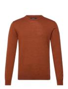 Margrate Tops Knitwear Round Necks Brown Matinique
