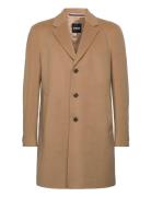 H-Hyde-C-254 Villakangastakki Pitkä Takki Beige BOSS