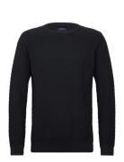 Cable Knit Jumper Tops Knitwear Round Necks Navy Lindbergh