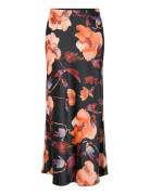 Yaspella Hw Maxi Skirt S. Noos Polvipituinen Hame Multi/patterned YAS