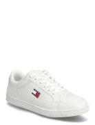 Tjm Cupsole Long Lace Leather Matalavartiset Sneakerit Tennarit White ...