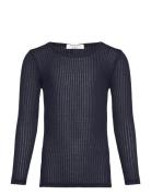 Rkbaku Ls T-Shirt Tops T-shirts Long-sleeved T-shirts Navy Rosemunde K...