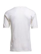 Dovre Wool T-Shirt Tops T-shirts Short-sleeved Cream Dovre