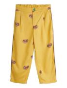 E.t Aop Woven Trousers Bottoms Trousers Yellow Mini Rodini