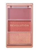 Revolution Blush Icon Palette Poskipuna Meikki Pink Revolution Beauty ...