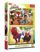 Pappussel Trefl 2X24 Bitar Spidey And Dinosaurs Toys Puzzles And Games...