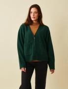 Estrid Cardigan Tops Knitwear Cardigans Green Jumperfabriken