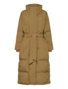 Lr-Mona Vuorillinen Takki Topattu Takki Beige Levete Room