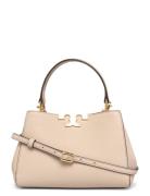 Eleanor Soft Mini Satchel Bags Top Handle Bags Beige Tory Burch