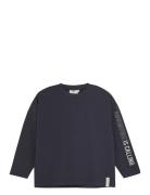 T-Shirt Ls Over Tops T-shirts Long-sleeved T-shirts Navy En Fant