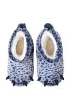Slippers Dino High Aamutossut Sisäkengät Blue Lindex