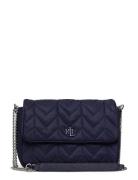 Quilted Medium Stevie Messenger Bag Bags Top Handle Bags Navy Lauren R...
