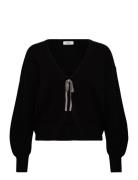 Beau Tops Knitwear Cardigans Black Reiss