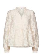 Lr-Novelle Tops Blouses Long-sleeved Cream Levete Room