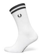 Tipped Sports Sock Underwear Socks Regular Socks White Fred Perry